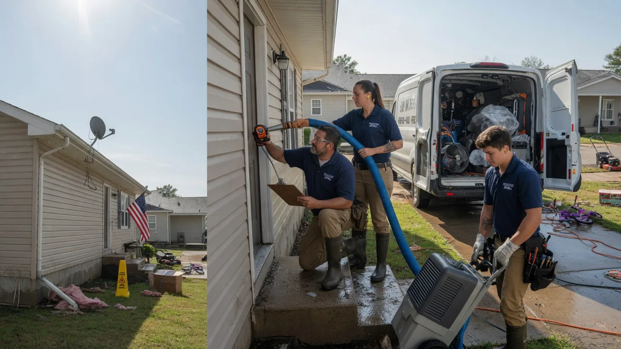 Ceiling Water Damage Restoration in Hoagland, IN near me